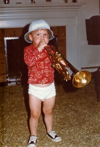 Trumpet kid.